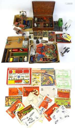 Toys: A large quantity of assorted Meccano to incl…