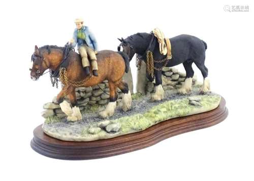 A Border Fine Arts James Herriot model Coming Home…