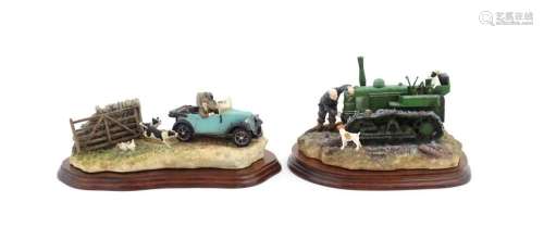 Two Border Fine Arts models by Ray Ayres comprisin…