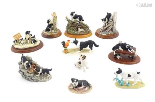 A quantity of Border Fine Arts model dogs to inclu…