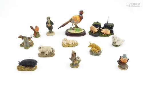 A quantity of assorted model animals to include a …