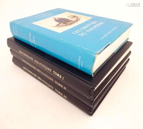 Books: Dictionnaire des Poincons, in 3 volumes, by…