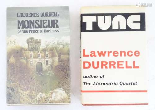 Books: Two books by Lawrence Durrell comprising Tu…