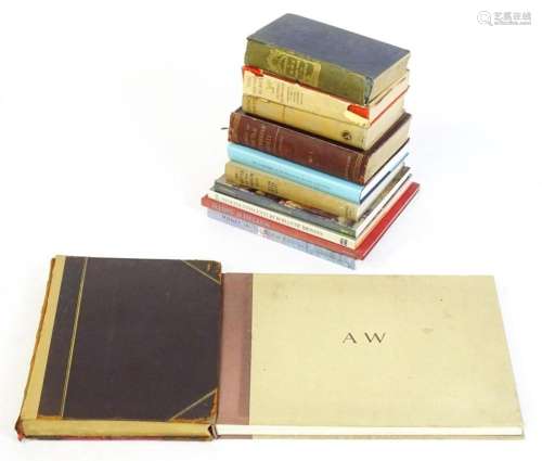Books: A quantity of books on the subject of art, …