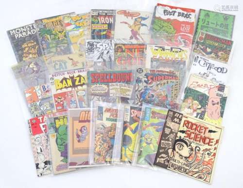 A quantity of assorted comics and magazines to inc…