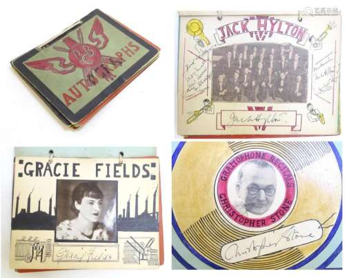 An early 20thC autograph album compile by Norman B…