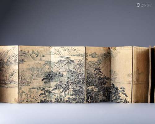 A CHINESE BOOK WITH VARIOUS PRINTS