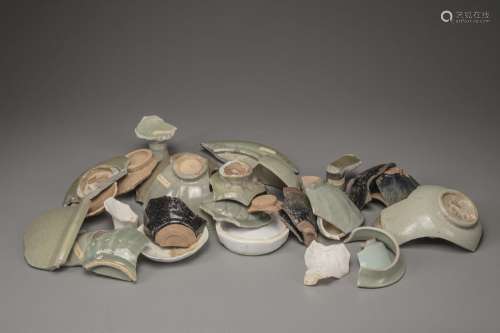 A STUDY COLLECTION OF SHARDS AND BOWLS, CHINA, SONG DYNASTY ...