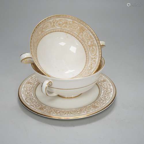 A Royal Doulton Sovereign part dinner service