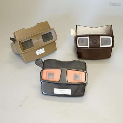 A collection of 21 View-Master viewers, including various mo...