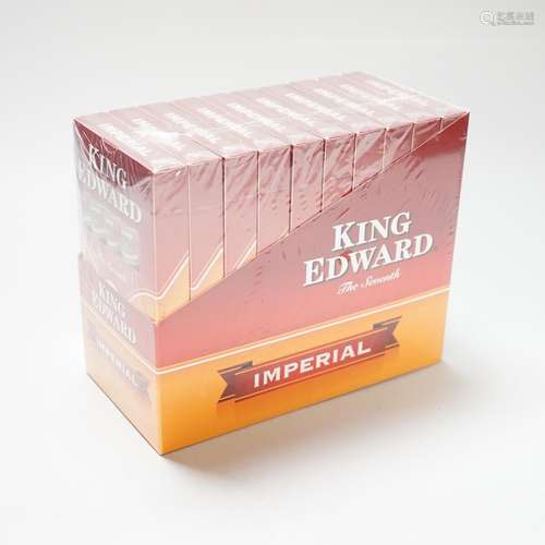 A sealed box of 50 King Edward Imperial cigars