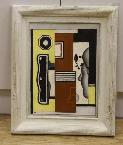 After Fernand Leger (1881-1955) oil on board, Surreal compos...