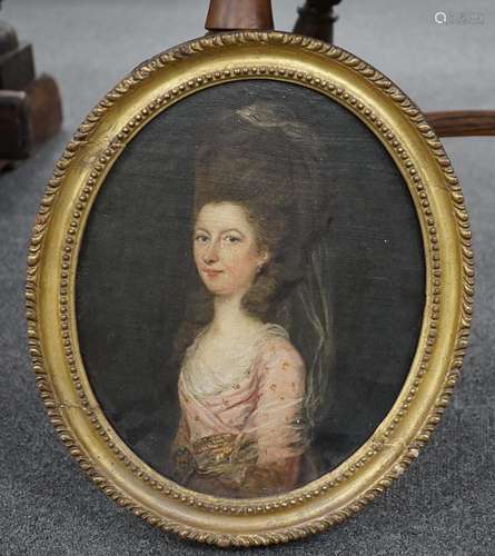 Late 18th/early 19th century English School, oil on canvas, ...