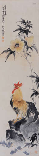 冯建吴(1910-1989) 大吉图 设色纸本 立轴