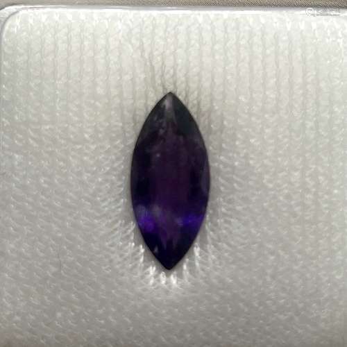 Natural Amethyst, - 4.02ct, Marquise cut