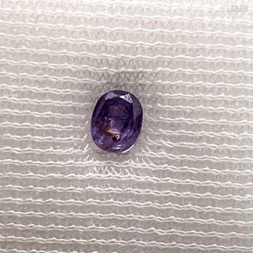 Natural Sapphire - 1.52ct, oval cut, ori