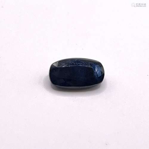 Natural Sapphire - 3.36ct, cushion cut,