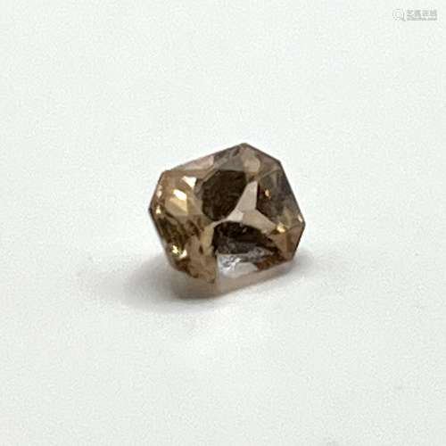 Natural Zircon - 0.57ct, octagon cut, or