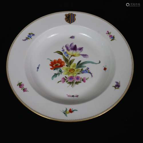 Teller - Meissen, Knaufzeit, Porzellan,