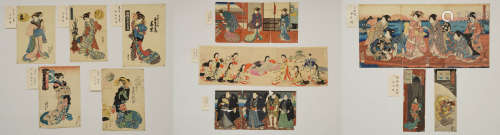 江户时期浮世绘20张
