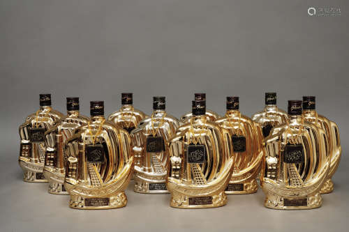 軽井沢金瓶帆船威士忌 80年代生产 11支