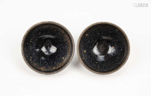 Jian Yao - A Pair Of Black Glaze Tea CuPcs