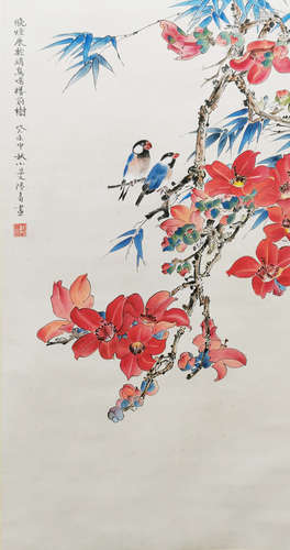 陆小曼 花鸟