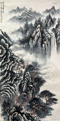 黎雄才 山水