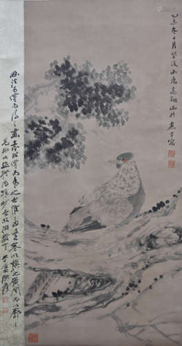 高翔（1688-1753） 花鸟 绢本立轴