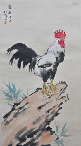 徐悲鸿（1895-1953） 雄鸡 立轴