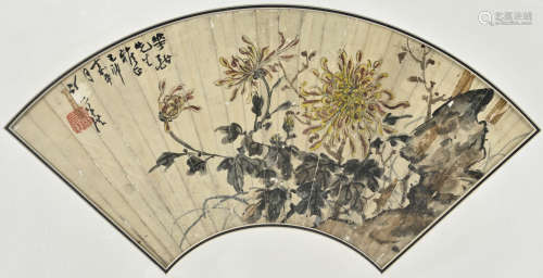 谢公展 1885-1940 菊