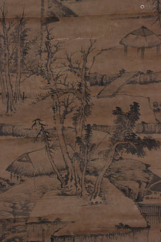 弘仁 1610-1663 山居图