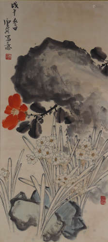 康诗尧 1921—1985 冬日写意图