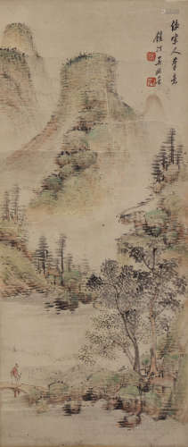 吴熙曾 1904-1972 春山图