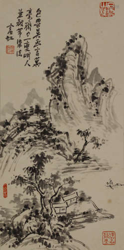 黄宾虹 1865-1955 山居图