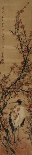 虚谷 1823-1896 仙鹤图
