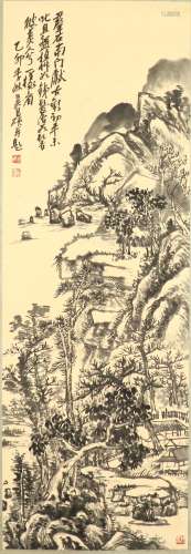 吴昌硕 1844-1927 山水