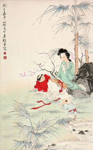 吴光宇 1908-1970 母子图