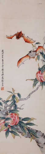 刘奎龄 1885-1967 福寿双全