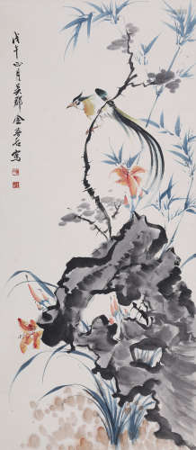 金梦石 1869-1952 花鸟