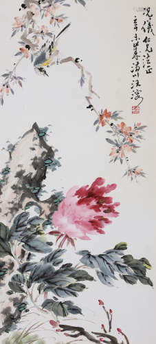 汪溶 1896-1972 花鸟