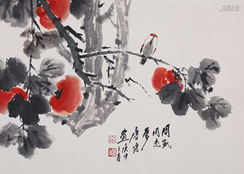 唐云 1910-1993 花鸟