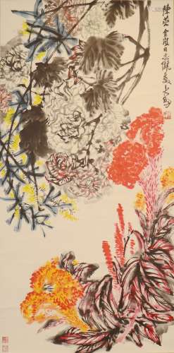 陈大羽 1912-2001 花卉图