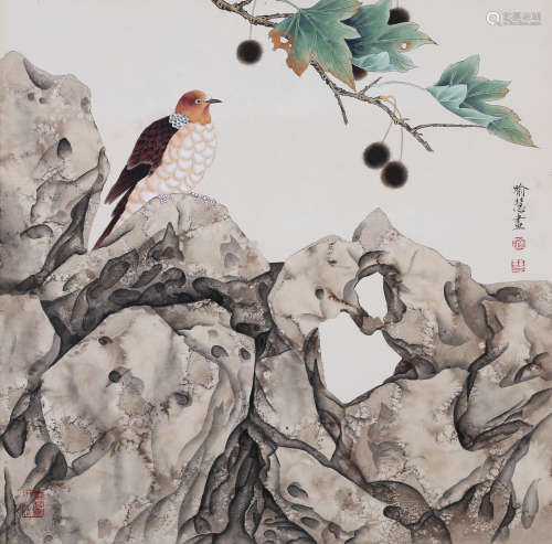 喻慧 b.1960 花鸟