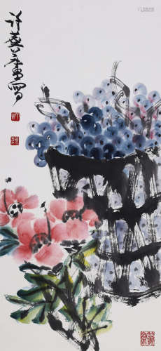许麟庐 1916-2011 花卉