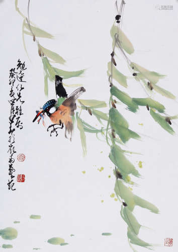 赵少昂 1905-1998 花鸟