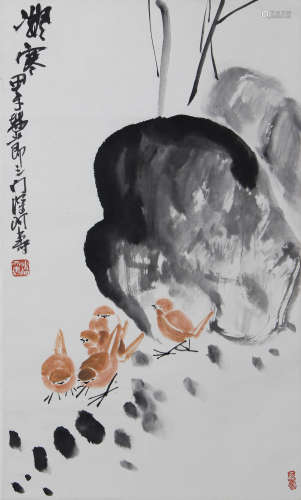 潘天寿 1897-1971 花鸟