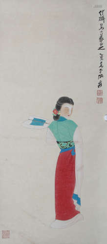 张大千 1899-1983 仕女