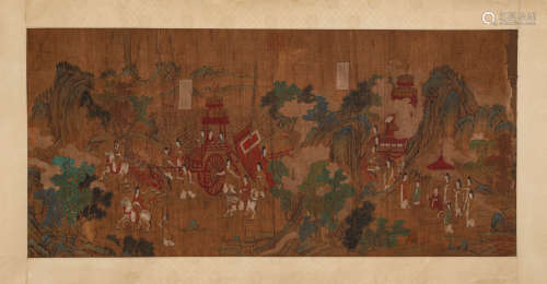 Chinese Traveling Painting, Anonymous
