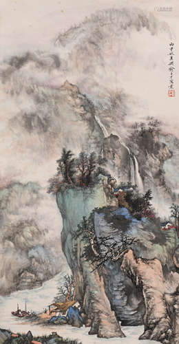 俞子才 (1915-1992) 山水